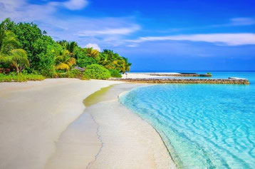 Ein natürlicher Strand